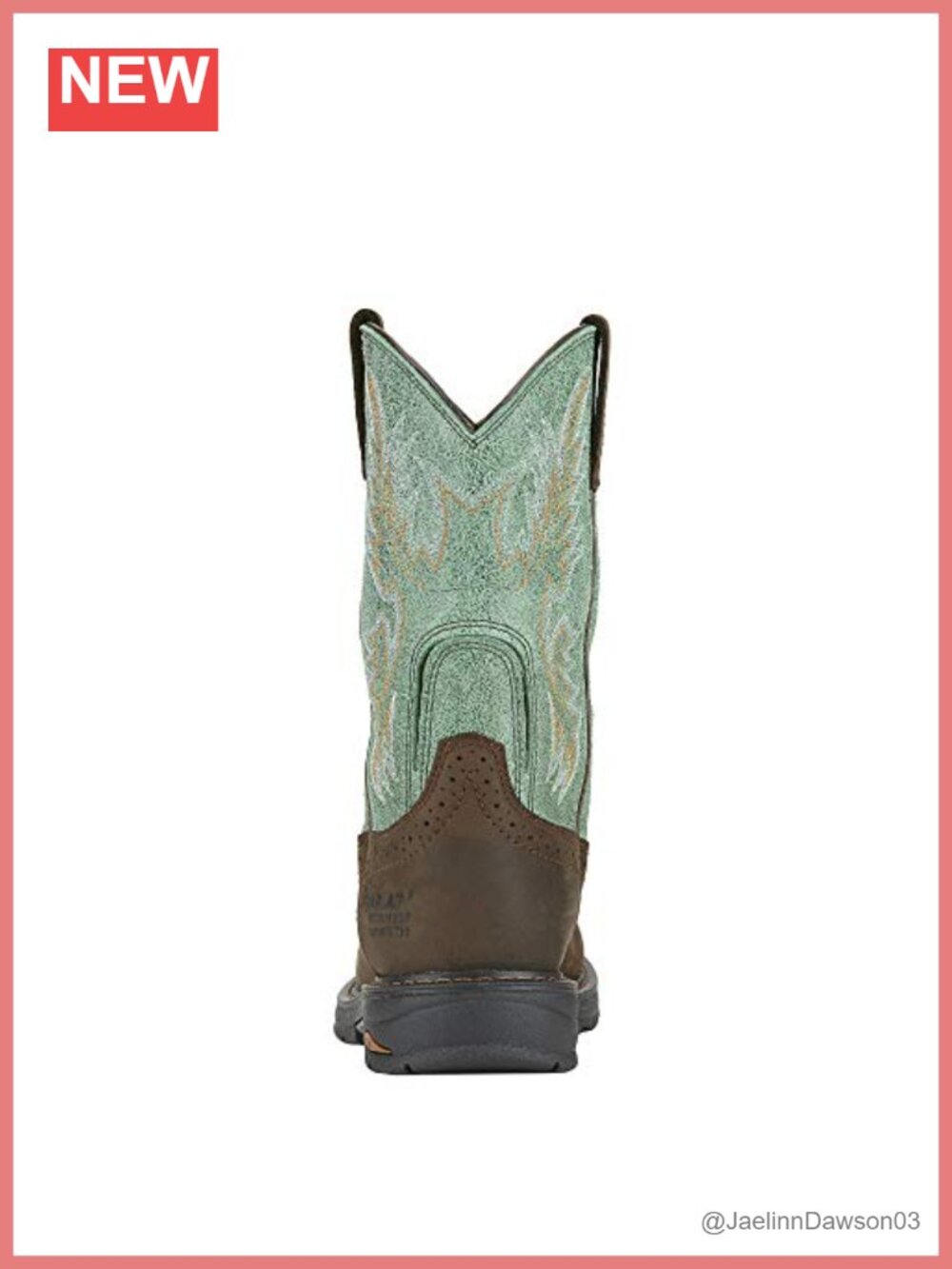 ARIAT Waterproof Composite Toe Work Boot Leather Riding Style - Picture 4 of 4